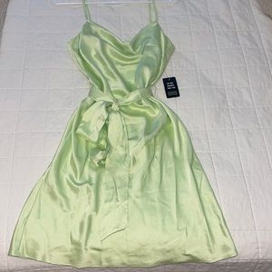 Satin cocktail dress